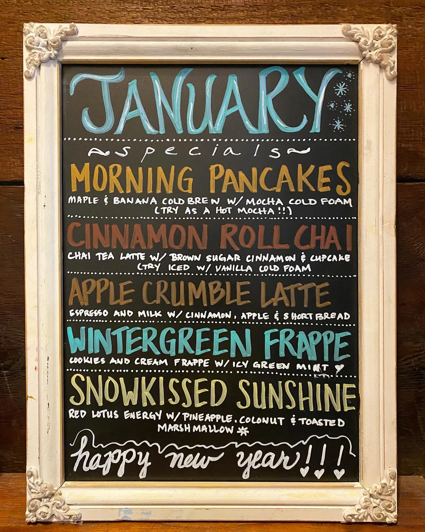 January 2025 Specials