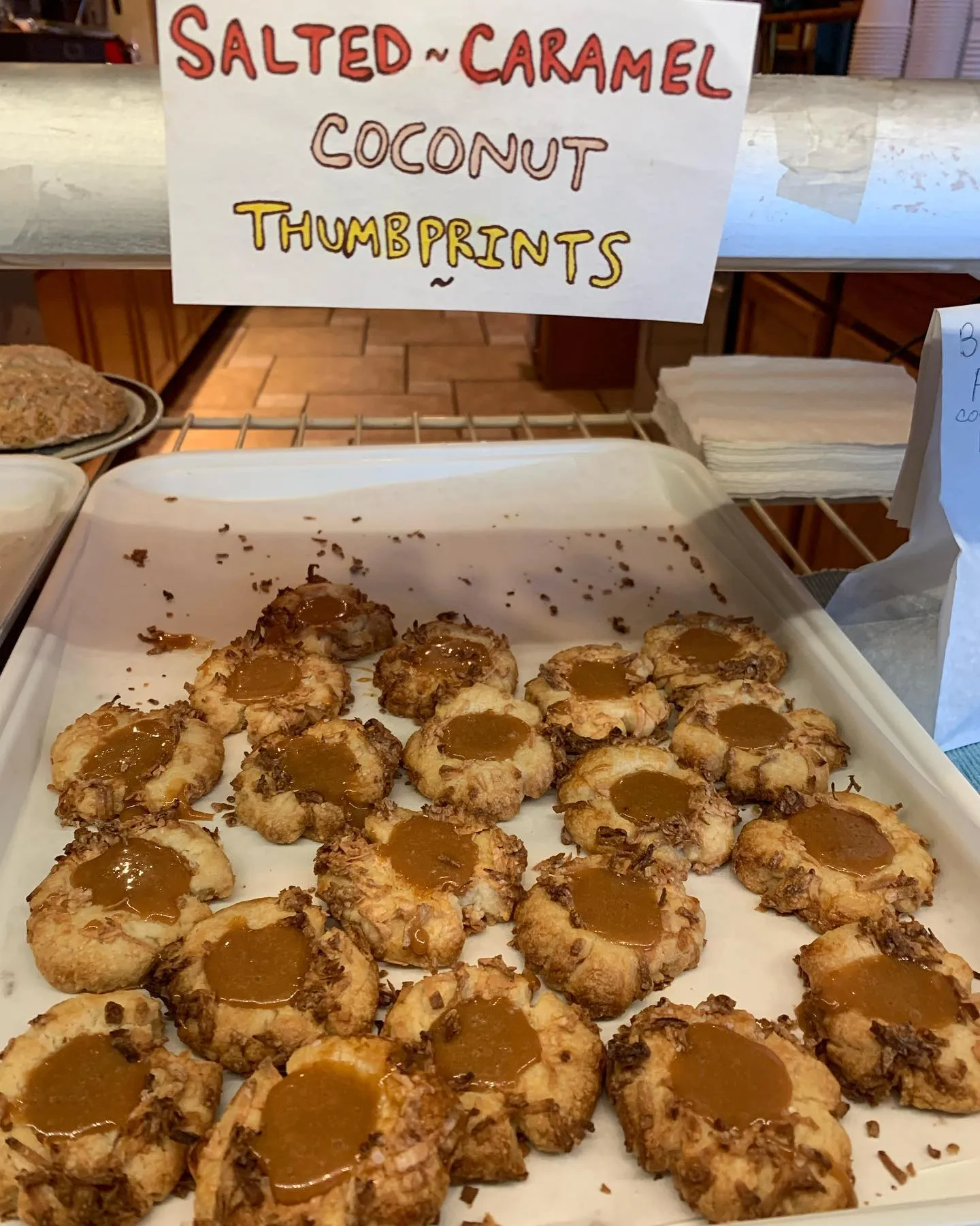 Coconut Thumbprint Cookie